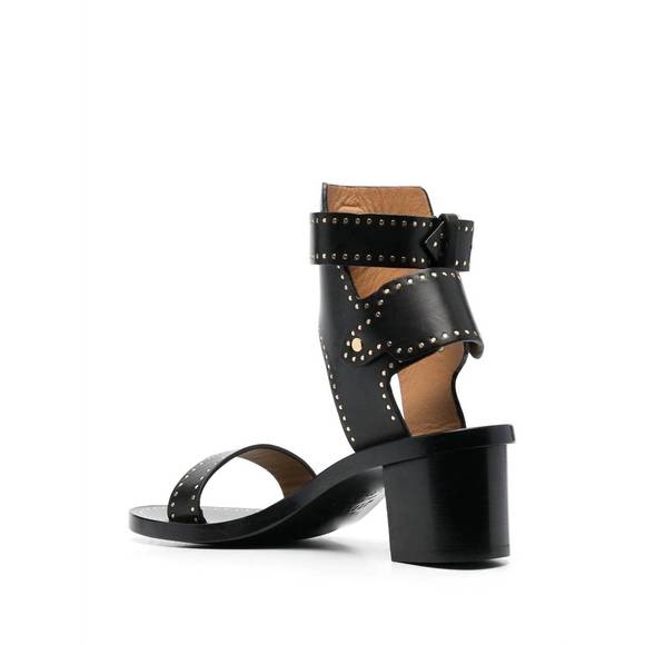 NEW ISABEL MARANT jaeryn high heel sandal in black - Picture 3 of 4